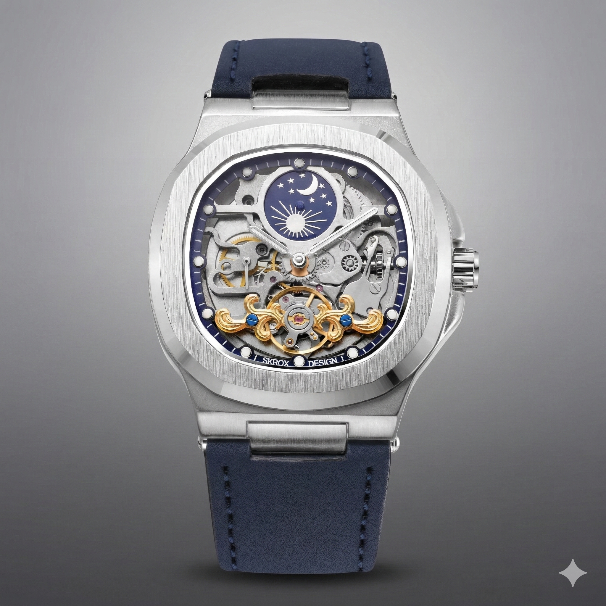 Mettz®  | LUNAR: SILVER/BLUE